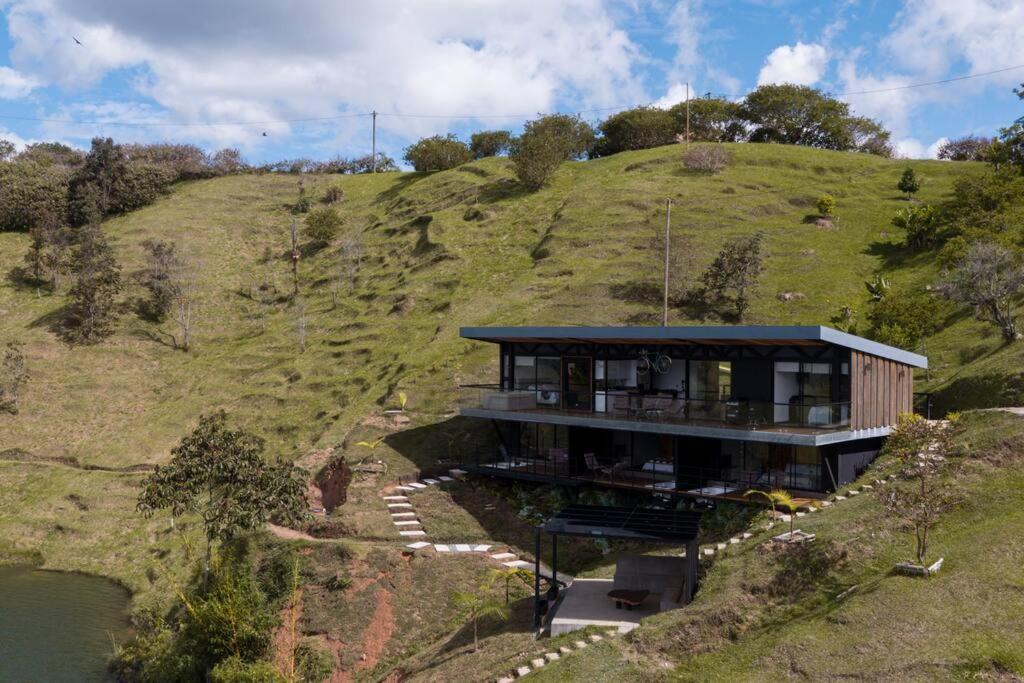 Sky House Cabana Guatape La Pradera  Екстер'єр фото